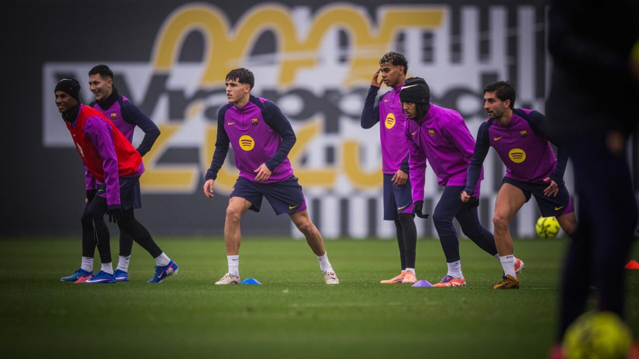 Última sessió abans del duel contra el Villarreal