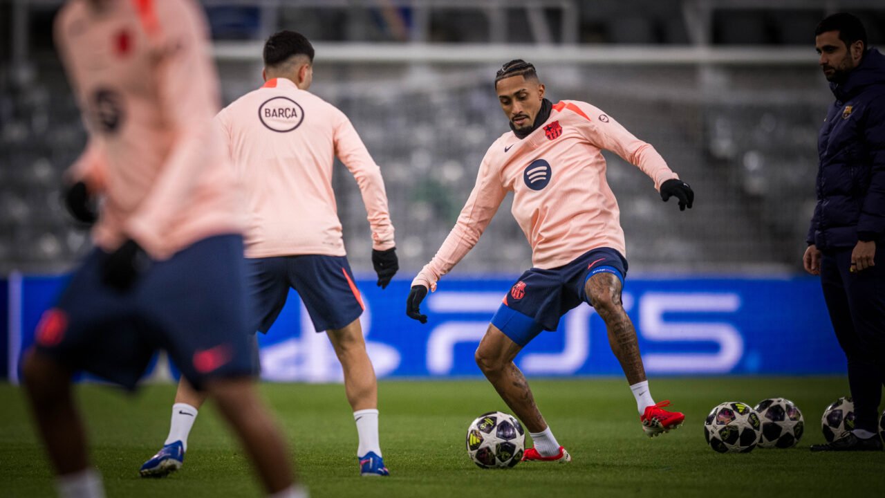 Entrenament a St James’ Park