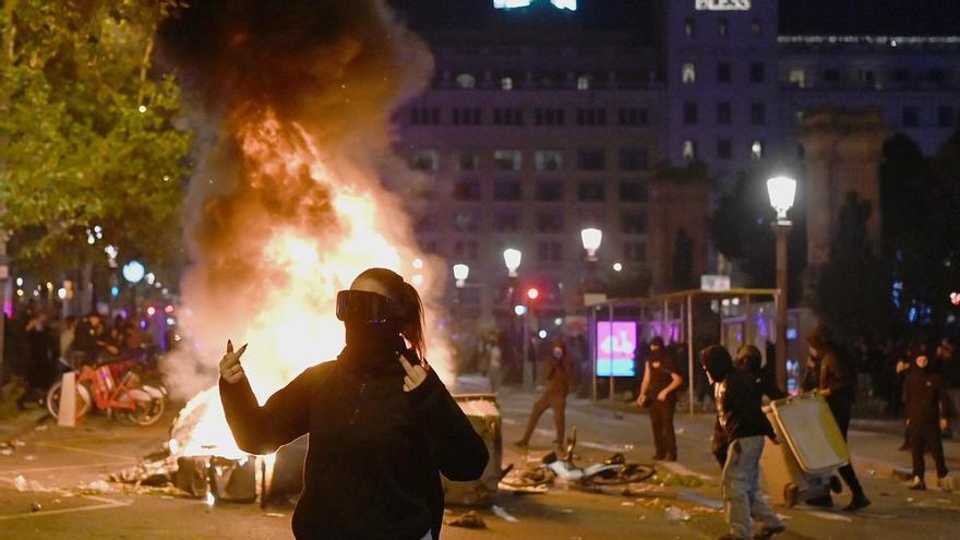 La Fiscalia demana l’internament de sis menors detinguts pels disturbis a Barcelona